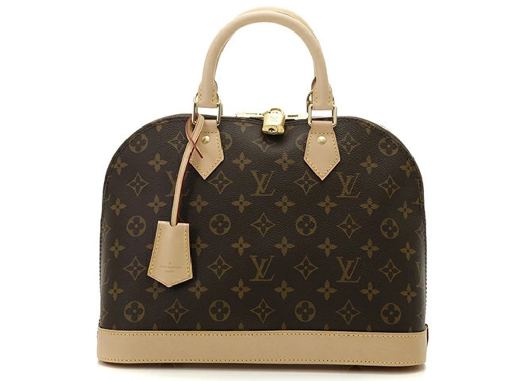 LOUIS VUITTON Alma Handbag Monogram Leather SH